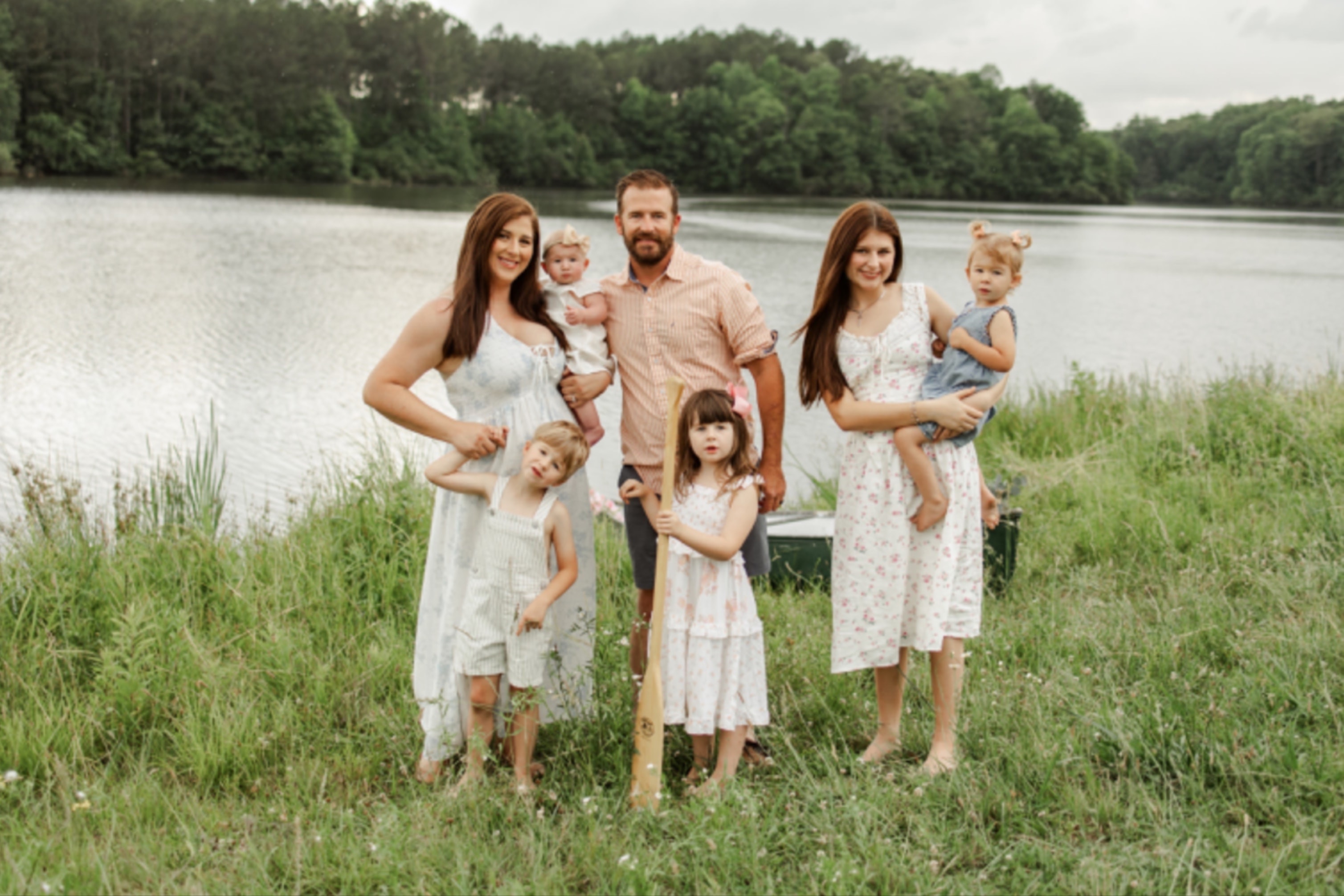 The Keeler family at Split Thistle Quail Farm